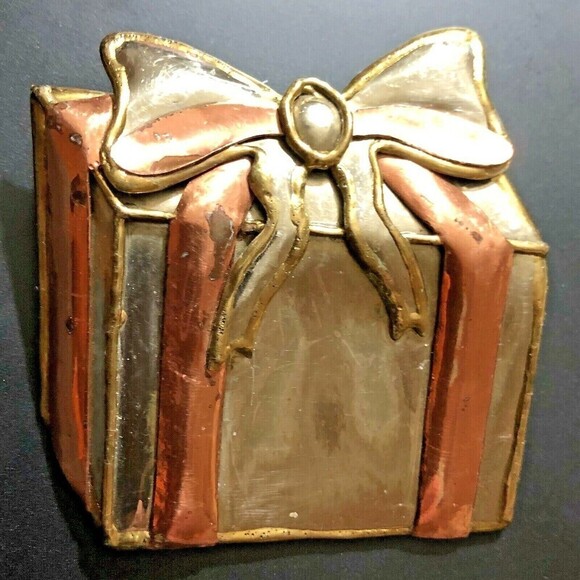 Gold Tone Gift Present‎ Brooch Pin 4” Broach - Picture 1 of 3